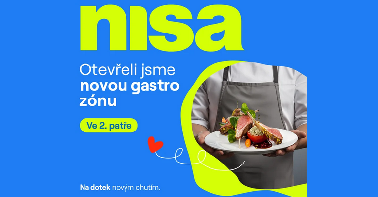 Moderní nákupní centrum s více než  130 obchody.