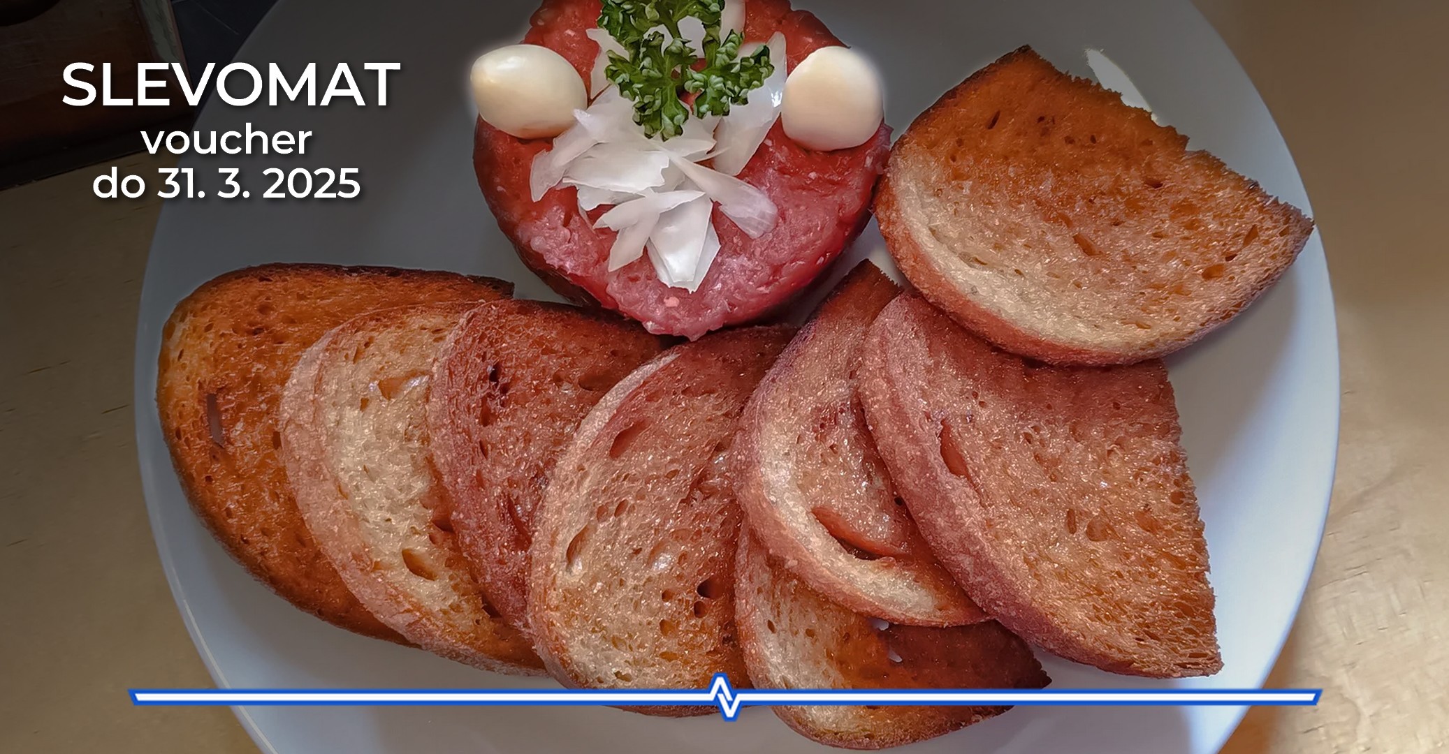 200g Tatarák s topinkami |  běžná cena: 240,- Kč